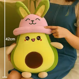 marselite Soft & Cute Avocado Cushion - Stuffed Toy for kids - 42 cm image 3