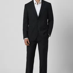 van heusen Men Two Piece Suit Textured Suit image 1
