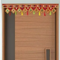 pkg Decorative Door Toran | Traditional Artificial Floral Bandhanwar for Home Decor Toran-picture-35
