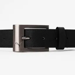 puma Men & Women Casual Black Synthetic Belt image 3