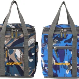 mobophono COMBO Pack Of 2 Lunch Bag/Tiffin Box Bag Unisex.School, Office, Travel Waterproof Lunch Bag-picture-28