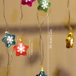 homesake 14 LEDs 4.5 m Multicolor Flickering Star Rice Lights image 2