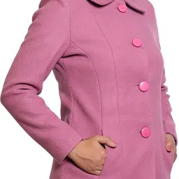 comfy sparrow WOOL BLEND Coat For Women image 3