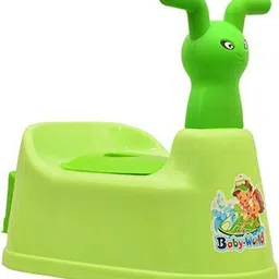 Baby Toilet Trainer Potty Seat Cartoon Face with Removable Tray, Baby Potty with Lid Cover Potty Seat-image-2