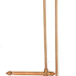 plus value Premium Full Copper Dowsing Rods Pair Free Dowsing Pendulum & 12 Dowsing Charts Decorative Showpiece - 1 cm image 2