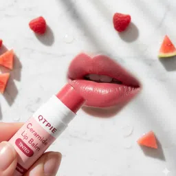 qtpie Tinted Ceramide Lip Balm with SPF50 PA+++ Niacinamide Raspberry-picture-30