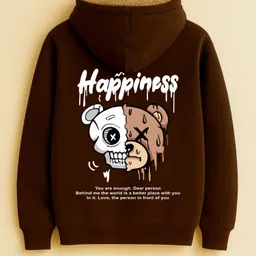 tee republic Men Full Sleeve Printed Hooded Sweatshirt image 1