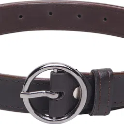 loopa Women Formal Brown Synthetic Belt image 3