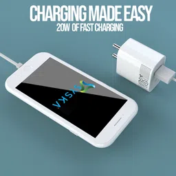 Syska 20 W 3 A Wall Charger for Mobile image 2