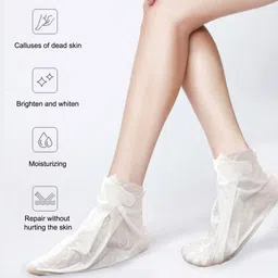 nivkez Foot Peeling Mask for Dead Skin Removal – Natural Exfoliating Mask for Dry Feet image 4