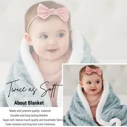 vas collections Solid Crib Crib Baby Blanket for Heavy Winter image 5