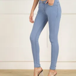 nifty Women Skinny Mid Rise Grey Jeans image 3