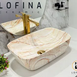 lofina ceramic Premium Ceramic BASIN Which Gives Look To your Home Table Top Wash Basin AI1012 Very Stylish Bathroom Luxury Ceramic Glossy Wash Basin Table Top Basin-picture-47