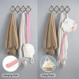 kozzby Back Body Bath Brush with Bristles and Loofah Back Scrubber image 5