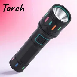 3baan A306 Rechargeable Torch | Ultra Bright LED Flashlight for Outdoor & Emergency Torch-picture-44