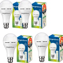brightzone Pack of 4-Essential Emergency 12W Rechargeable LED Bulb 4 hrs Bulb Emergency Light-picture-13