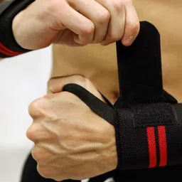 technest Wrist Wrap Gym Accessories for Men Hand Grip & Wrist Support Gym14 Men Wrist Band image 2