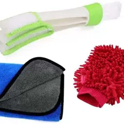 winkcart Microfiber super soft cloth,ac vent car cleaner brush,Hand Duster Combo-picture-18
