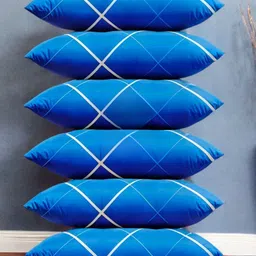 umila creation Microfibre Sleeping Pillow Pack of 6 Solid LUXURY image 1