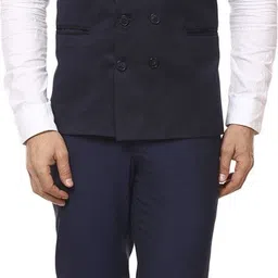 jihuzur Solid Men Waistcoat image 5