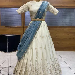 mr y Embroidered Semi Stitched Lehenga Choli-picture-15