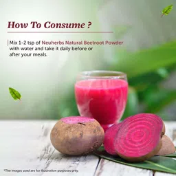 neuherbs Natural Beetroot Powder With Antioxidant For Hair Care & Skin Whitening image 4