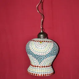 vishaal handicraft mosic lamp (borkha) Pendant Lamp Ceiling Lamp image 3