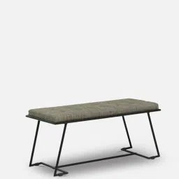 bohemiana from pepperfry Renee Metal Bench In Black Finish-picture-26
