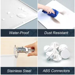 utillo 8 DOOR BLUE (T) PP Collapsible Wardrobe image 3