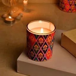 tayhaa Wind Bluebell Freesia Wax Scented Jar Candle image 1