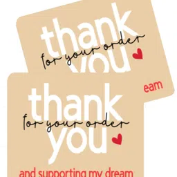 thestickermom Mini Thank You Cards for Small Business – “Thank You for Supporting My Dream” Business Card-picture-18