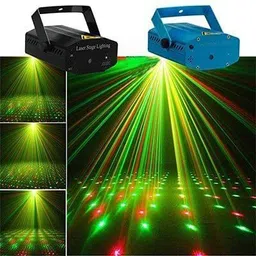 chg Mini Laser Projector Stage Lighting Sound Activated Laser Light for Party and DJ Shower Laser Light image 5
