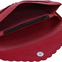 houseofcommon Casual, Formal Maroon Clutch image 3