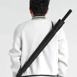 zapper SAMURAI KATANA SWORD STYLE UMBRELLA (24 BONES) FAUX LEATHER HANDLE Umbrella image 2