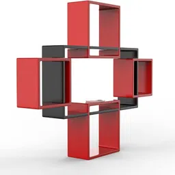 nationalarts NA2803 wooden wall shelf wall hanging wall decor floating mounted wall decor Wooden Wall Shelf image 4