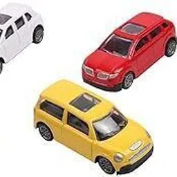 little finds Die Cast Alloy Metal Body Car Toy for Kids - Pull Back Action - Set of 5 image 2