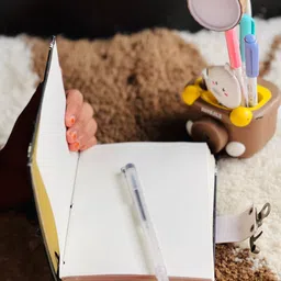 nizam handiicraft Happiness Printed Diary Notebook With Lock Clasp For Gift/Office A5 Diary 200 200 Pages image 3