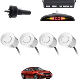 peeps store Universal 4 White Reverse Parking Sensor-AP25N124 Universal 4 White Reverse Parking Sensor-AP25N124 Parking Sensor-picture-13