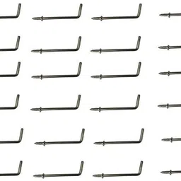 q1 beads 24 Peices 2 inch Steel Display Hooks Wall Mount for Shop Display Utility Hook 24-picture-13