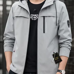 futse peno Men Solid Casual Jacket image 2