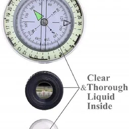 variousey Compass, Waterproof Military Grade Tactical Navigation Compasses Survival Compass image 2