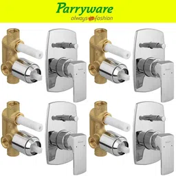 Euclid concealed Diverter Body with Concealed Upper Part set of 4 pic 329 Euclid Diverter with upper trim | Hot and Cold water Mixer | Complete set Diverter Faucet-image-81