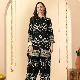 shop begum Shirt Palazzos Co-ords Set image 5