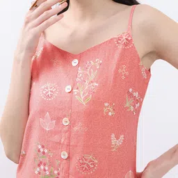 ketch Women Printed Cotton Blend Ethnic Dress image 4