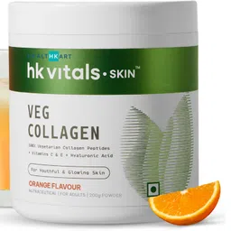 healthkart hk vitals Veg Collagen Supplement Powder, Collagen Peptides, Vitamin C&E, Orange-picture-19