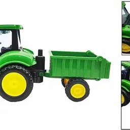 jds enterprise Farm Tractor with trolley toys - Friction Power Toy image 2