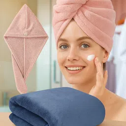 fezora Microfiber 380 GSM Bath, Hair Towel-picture-44