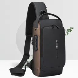 ProArch WomenBuzz Crossbody Massenger Bag Shoulder Strap With with Lock USB Charging Waist bag-picture-29