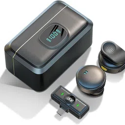 WristHive Q8 Wireless Mic with Charging Case for Video Recording Camera Microphone-image-15