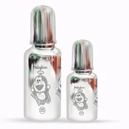 babykom Stainless Steel Feeding Bottle Anti Colic Silicone niple - 250150-picture-25